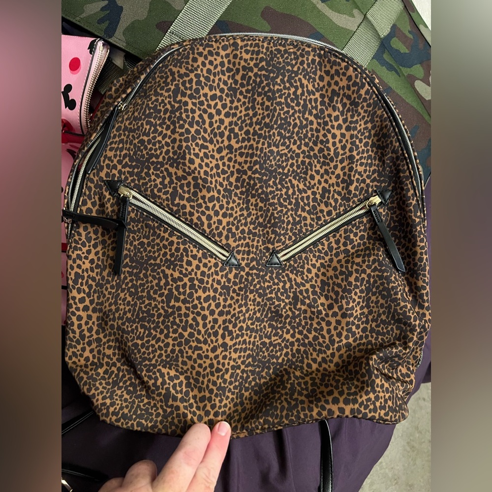 Stella and dot leopard backpack